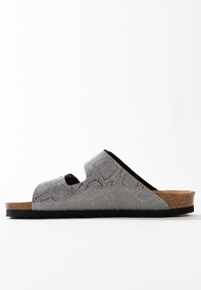 Sandales Trefle 2 Brides Noir