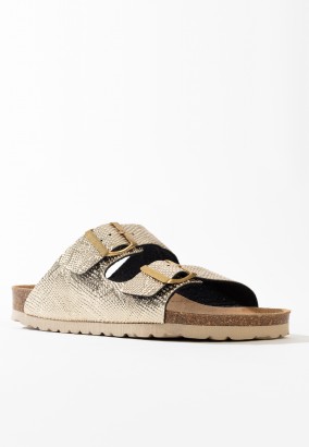 Sandales Trefle 2 Brides Or clair