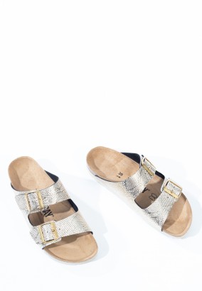 Sandales Trefle 2 Brides Or clair