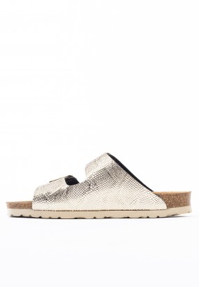 Sandales Trefle 2 Brides Or clair