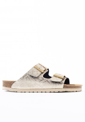 Sandales Trefle 2 Brides Or clair