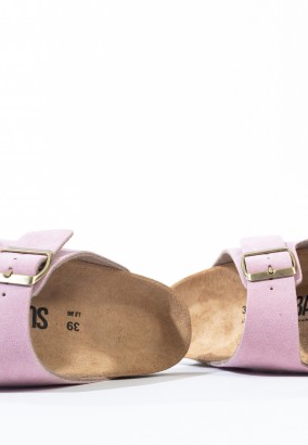 Sandales Trefle 2 Brides Violet clair