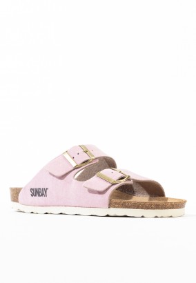 Sandales Trefle 2 Brides Violet clair