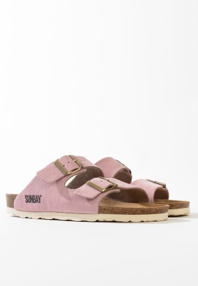 Sandales Trefle 2 Brides Violet clair