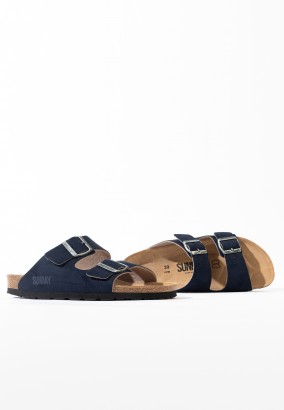 Sandales Trefle 2 Brides Bleu marine