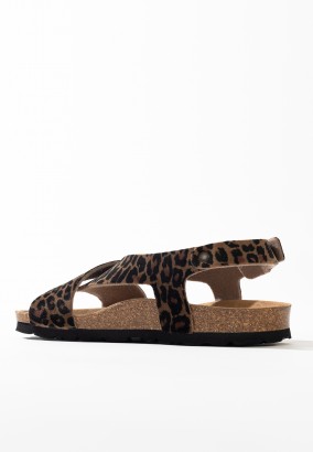 Sandales Leon Multibrides Leopard