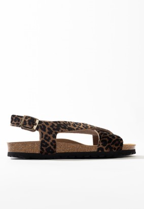 Sandales Leon Multibrides Leopard