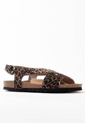 Sandales Leon Multibrides Leopard