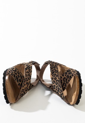 Sandales Leon Multibrides Leopard