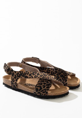 Sandales Leon Multibrides Leopard