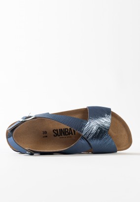 Sandales Leon Multibrides Bleu marine