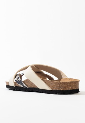 Sandales Ceduna Multibrides Beige python