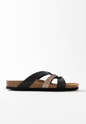 Sandales Albury Multibrides Noir et mocha