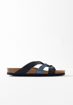 Sandales Albury Multibrides Bleu marine
