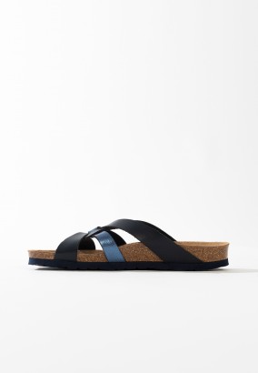 Sandales Albury Multibrides Bleu marine