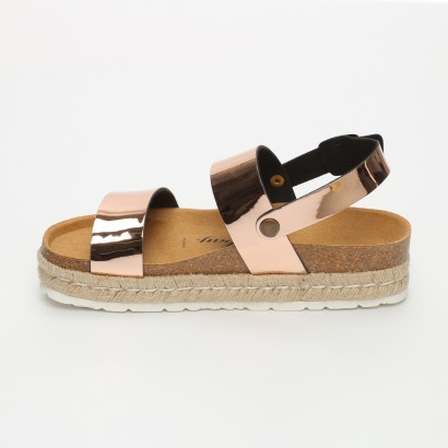 Sandales Kalmie à plateforme Rose gold