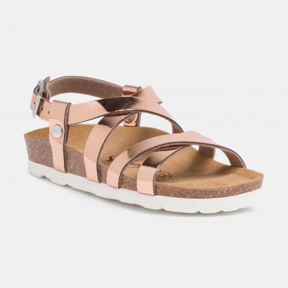 Sandales Plantain Multibrides Rose gold
