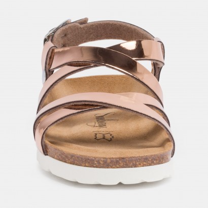 Sandales Plantain Multibrides Rose gold