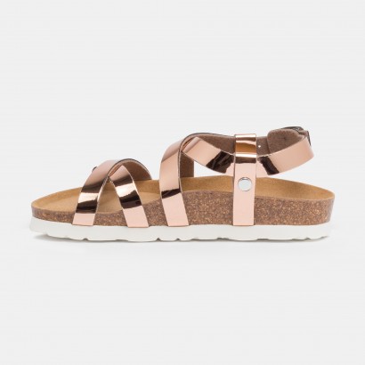 Sandales Plantain Multibrides Rose gold