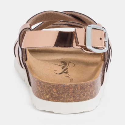 Sandales Plantain Multibrides Rose gold