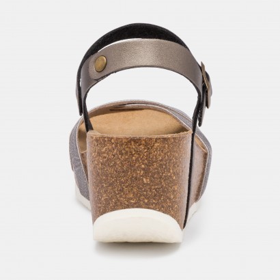 Sandales Pivoine Compensées et semi-compensées Anthracite