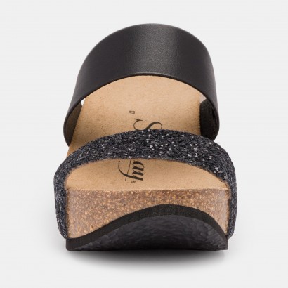Sandales Coreopsis Compensées et semi-compensées Noir