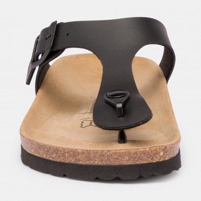 Sandales Camelia à entre-doigts Noir