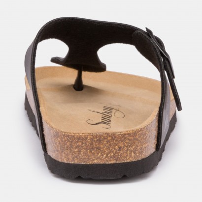 Sandales Camelia à entre-doigts Noir