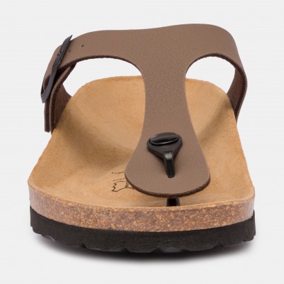 Sandales Camelia à entre-doigts Marron