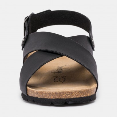 Sandales Vidono Multibrides Noir