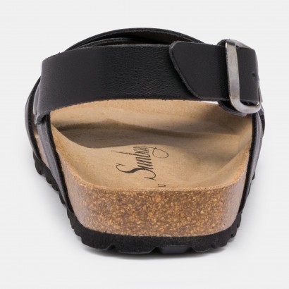 Sandales Vidono Multibrides Noir