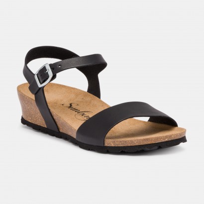 Sandales Esperance Compensées et semi-compensées Noir