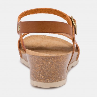 Sandales Esperance Compensées et semi-compensées Tan
