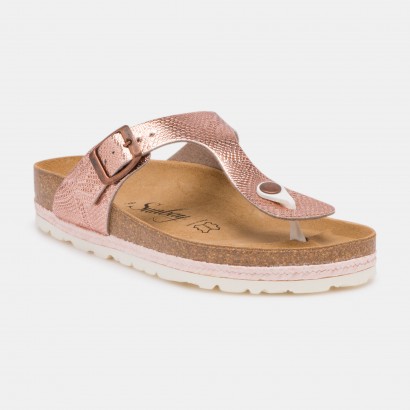 Sandales Camelia à entre-doigts Nude