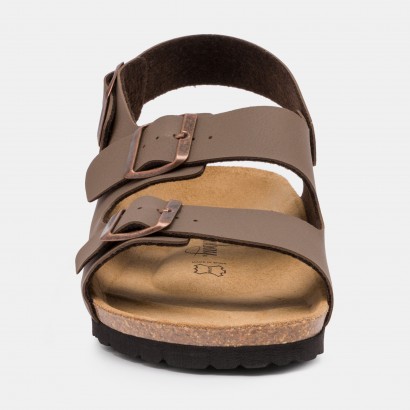 Sandales Vetiver Multibrides Marron