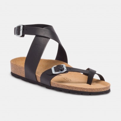 Sandales Sabaneta à entre-doigts Noir