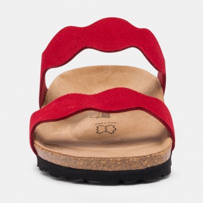 Sandales Bejuma 2 Brides Rouge