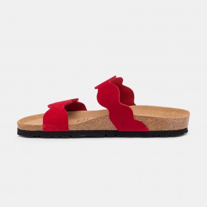 Sandales Bejuma 2 Brides Rouge