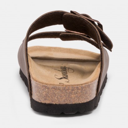 Sandales Trefle 2 Brides Marron