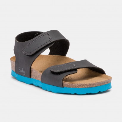 Sandales Aster Multibrides Gris foncé