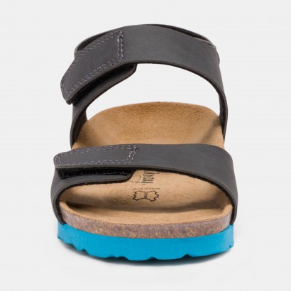 Sandales Aster Multibrides Gris foncé