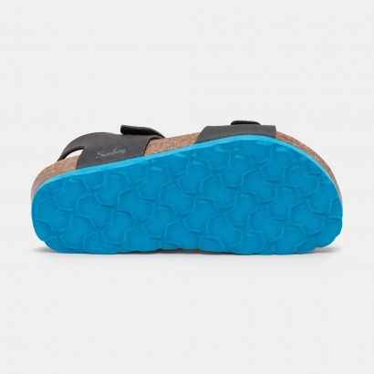 Sandales Aster Multibrides Gris foncé