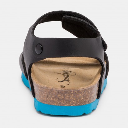 Sandales Aster Multibrides Noir