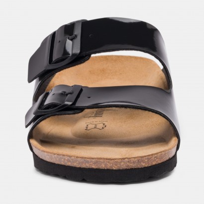 Sandales Trefle 2 Brides Noir