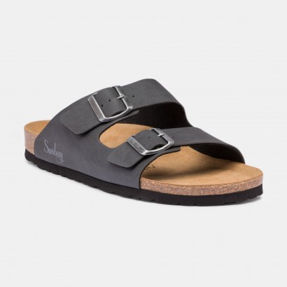 Sandales Trefle 2 Brides Gris foncé