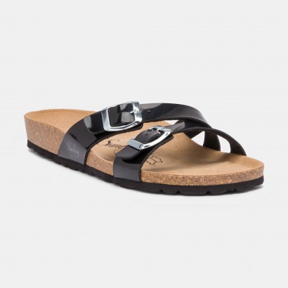 Sandales Bambou Multibrides Noir