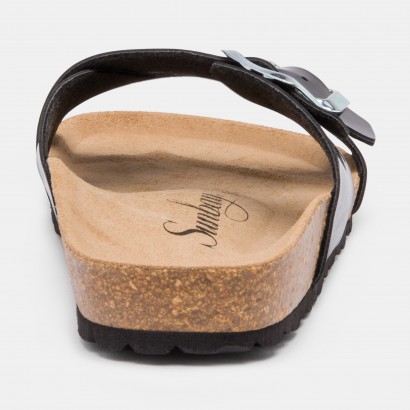 Sandales Bambou Multibrides Noir