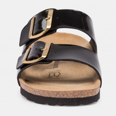 Sandales Trefle 2 Brides Noir Vinyl