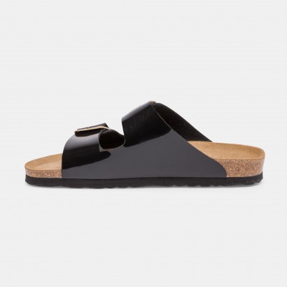 Sandales Trefle 2 Brides Noir Vinyl