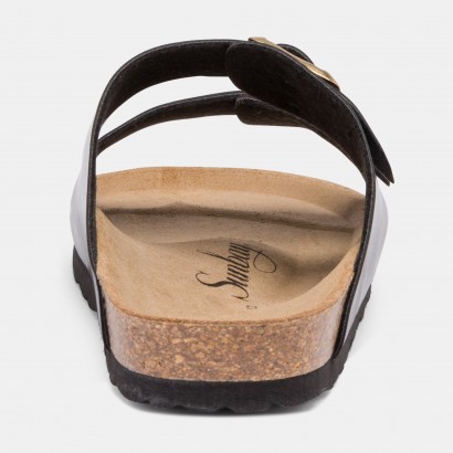 Sandales Trefle 2 Brides Noir Vinyl